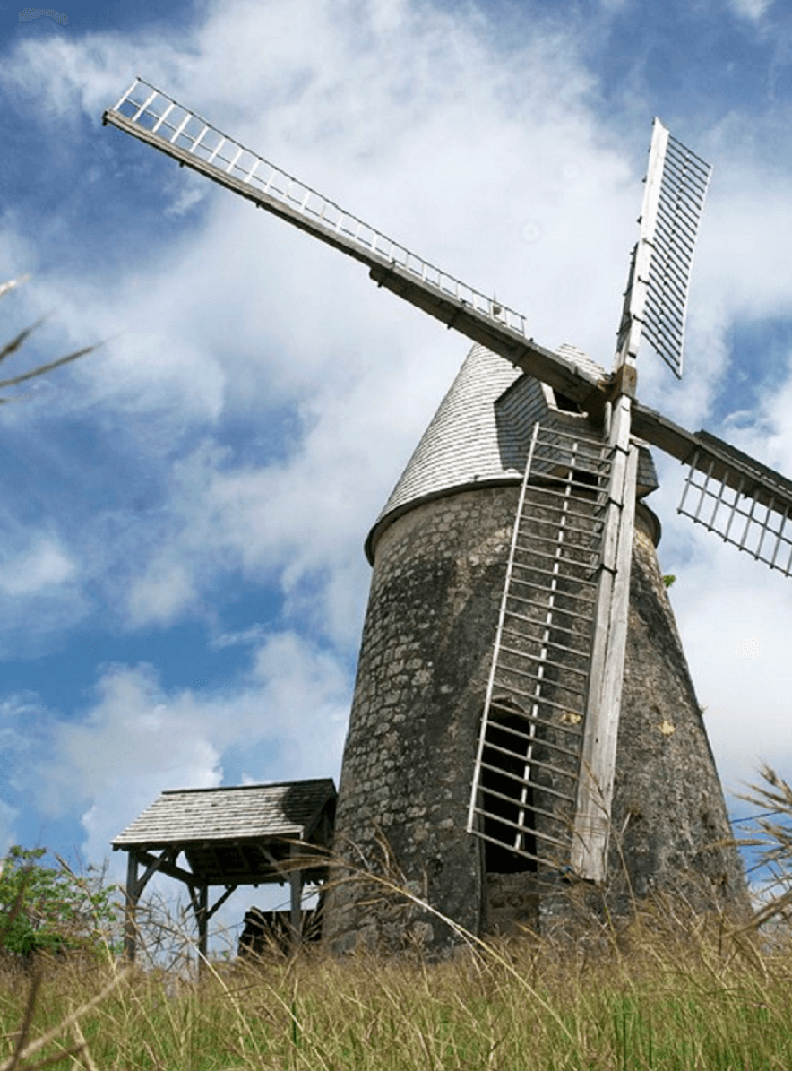 Photo moulin marie galante vertical
